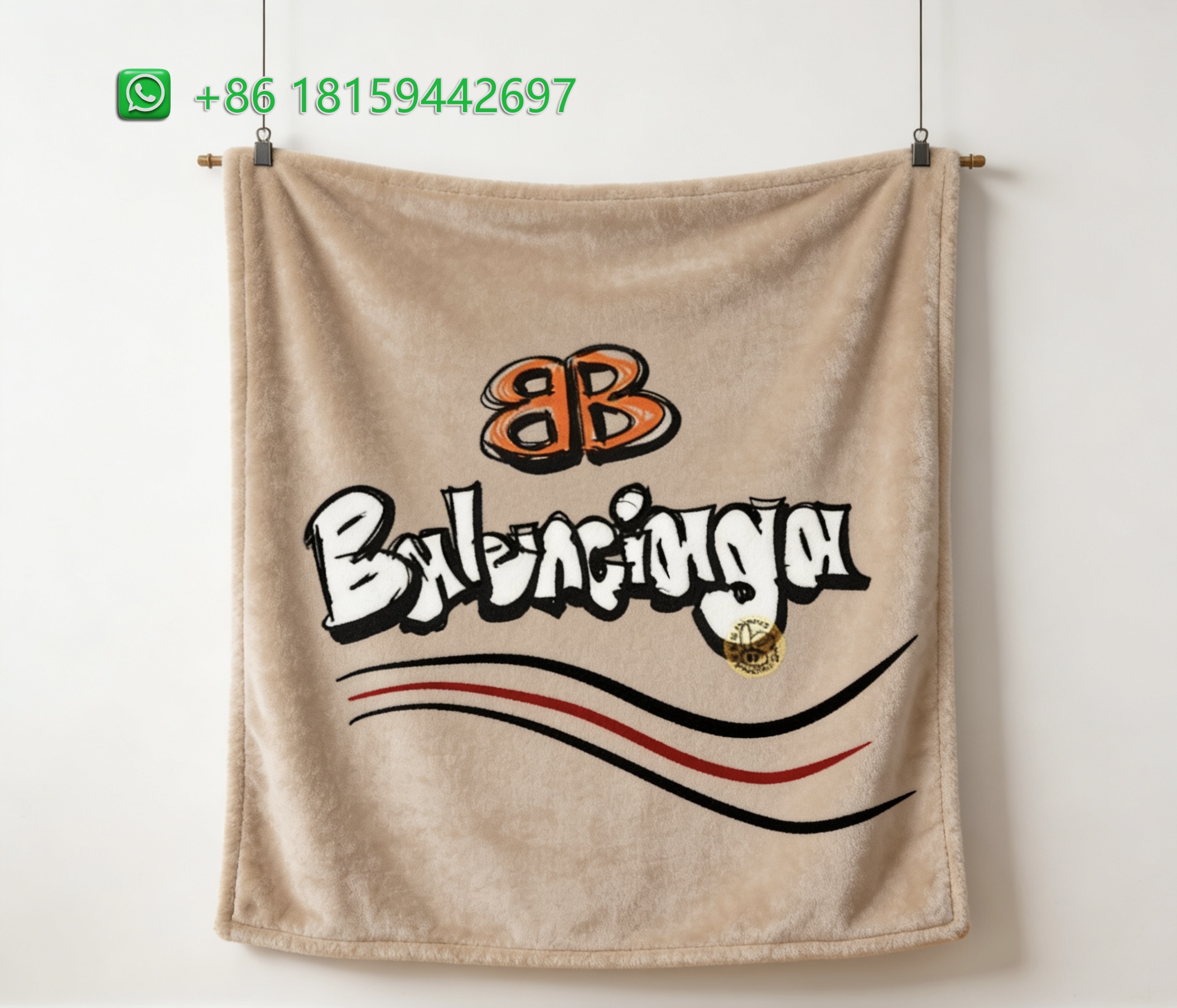 Balenciaga Throw Blankets